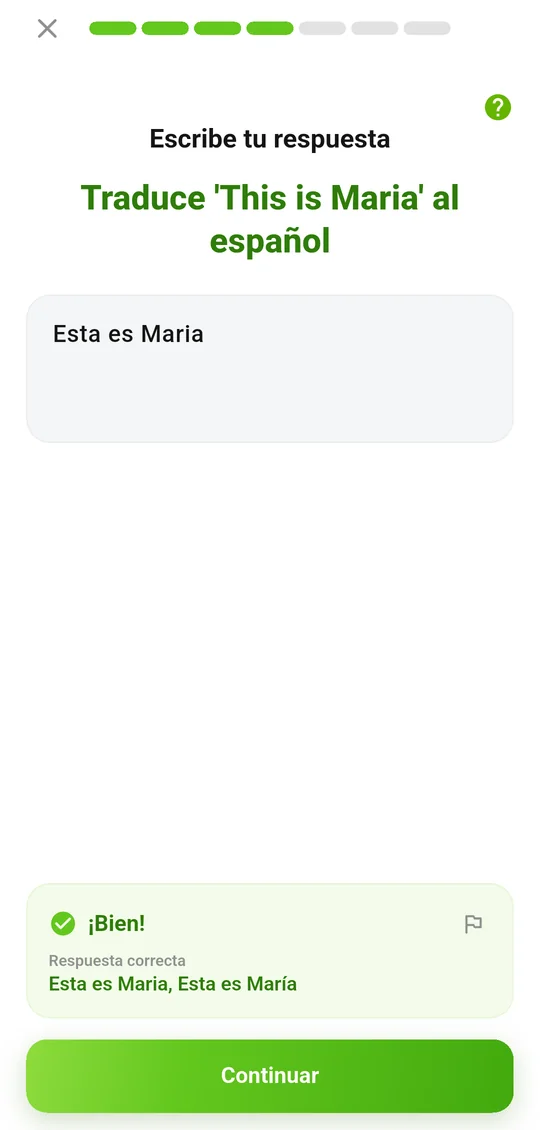 Traduce: Escribe la traducción con tus propias palabras.