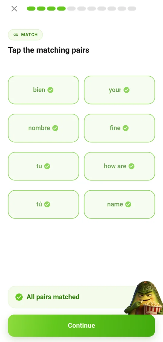 Match: Tap the pairs before you second-guess yourself.